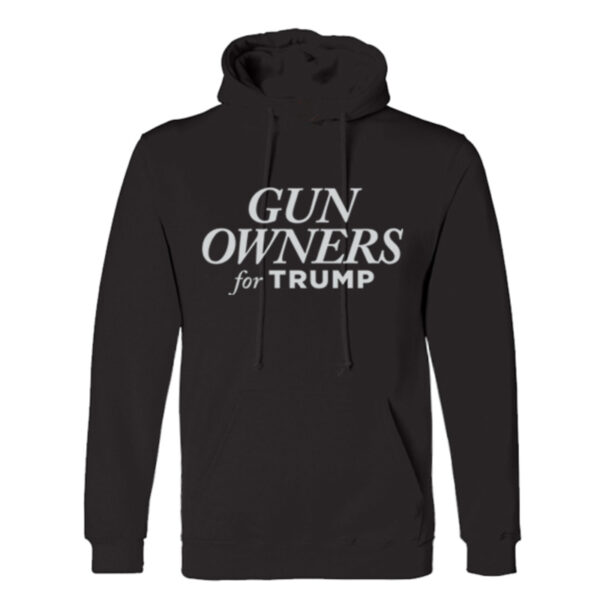 Gun Owners for Trump Black Hooded Pullover