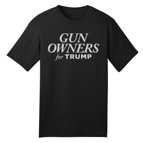 Gun Owners for Trump Black T-Shirt