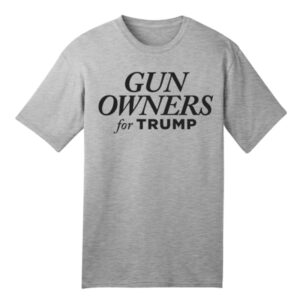 Gun Owners for Trump Dark Ash T-Shirt