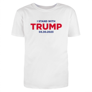 I Stand With Trump White Cotton T-Shirt