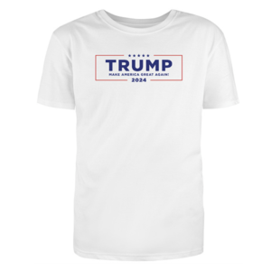 Official 2024 Trump White T-Shirt