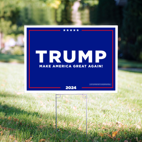 Official Trump 2024 Yard Sign