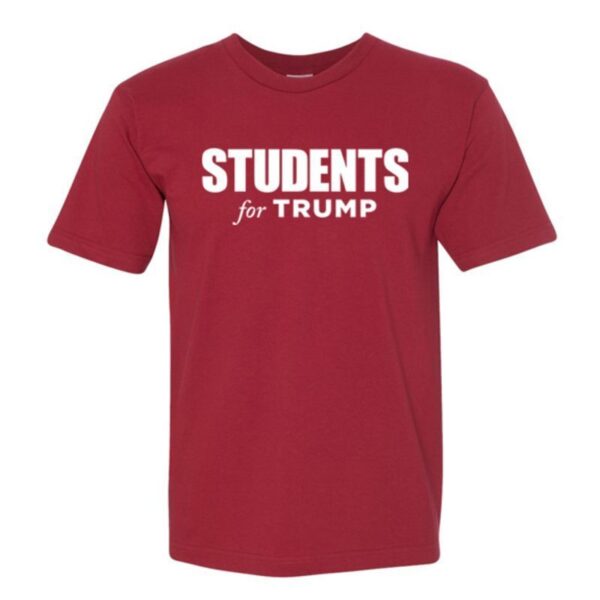 Students for Trump Cardinal Cotton T-Shirt