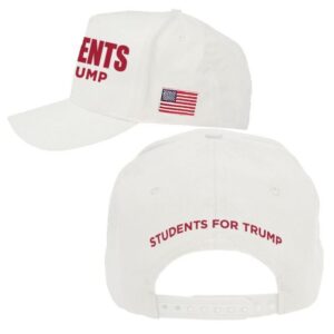 Students for Trump White Structured Hat.