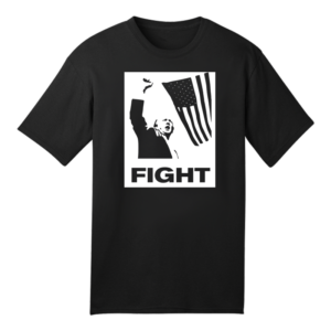 Trump Fight Black T-Shirt