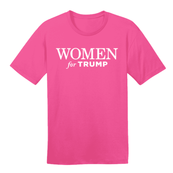 Women for Trump Fuchsia Premium Cotton T-Shirt