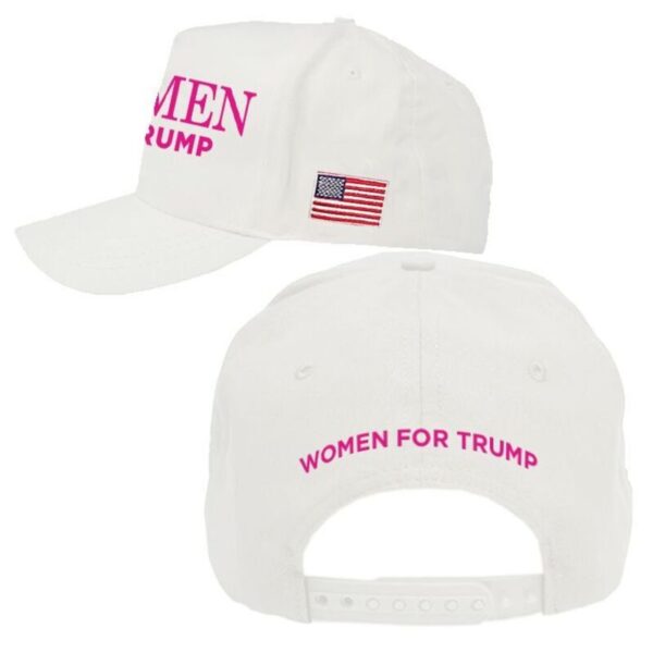 Women for Trump White Structured Hat.